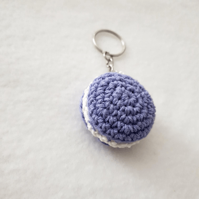 Porte clés macaron