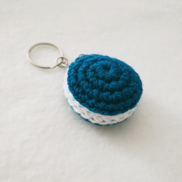 Porte clés macaron