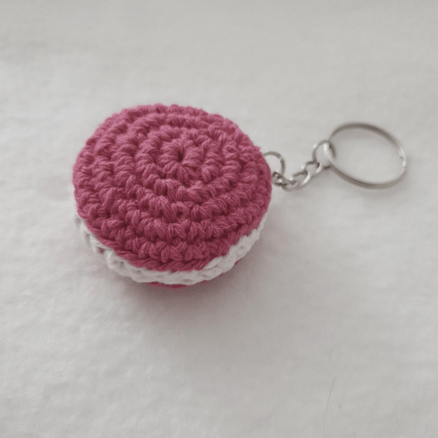 Porte clés macaron